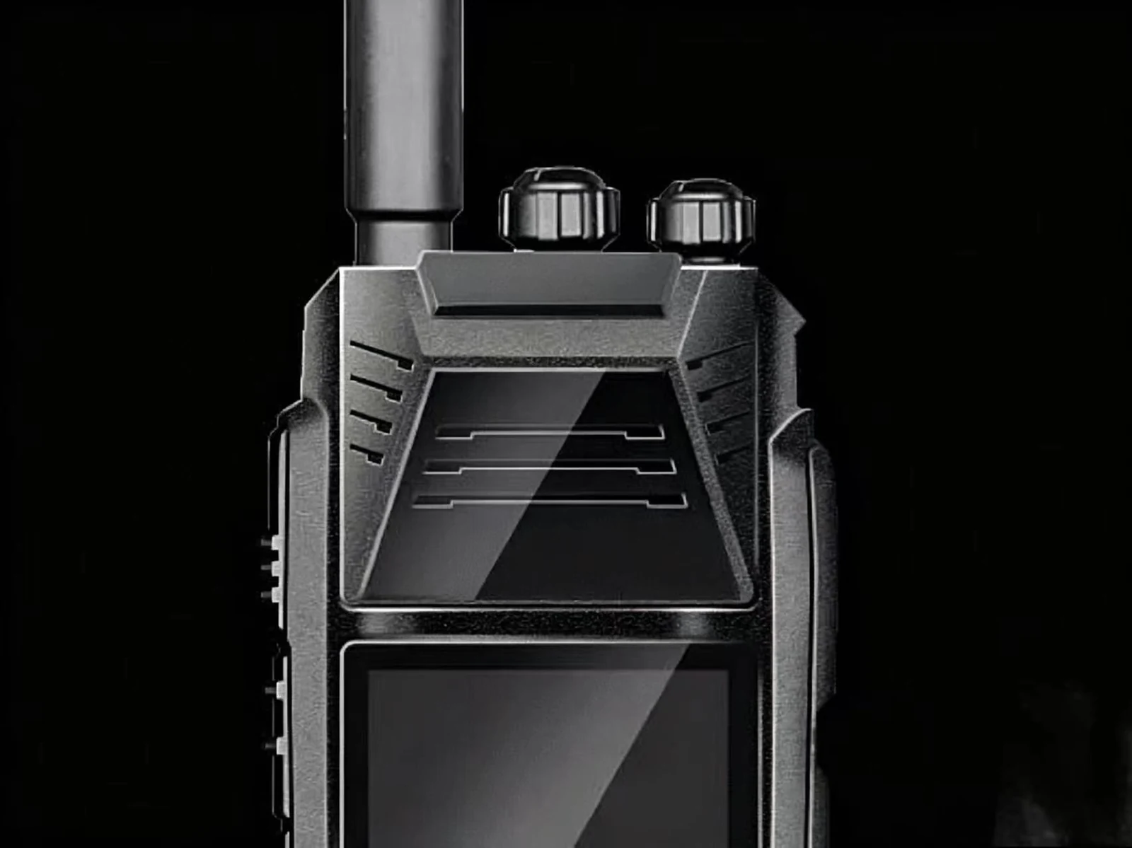 Rugged handheld two-way radio front view